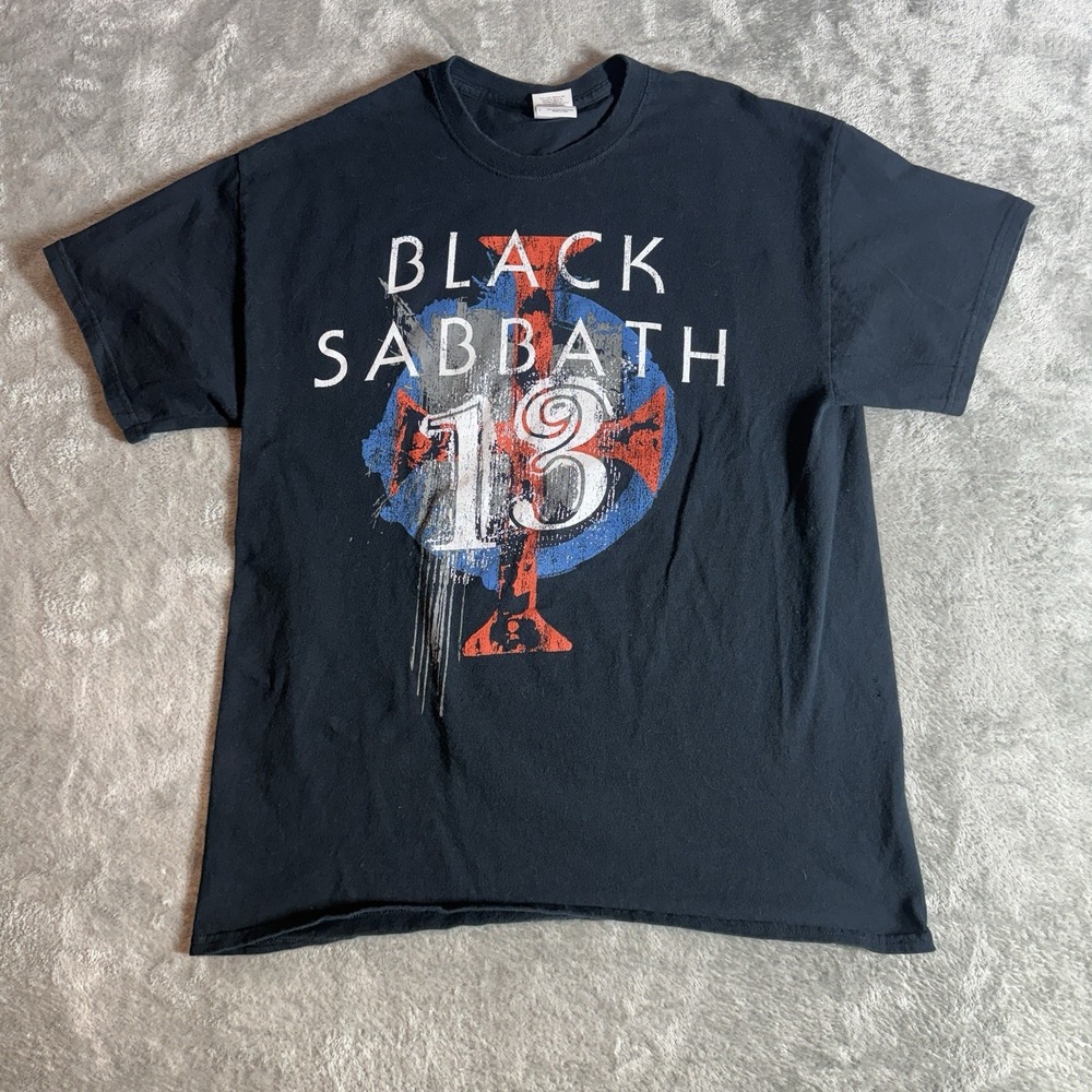 Black Sabbath 13 Tour Shirt Men's Large Graphic Concert Tee 2013
